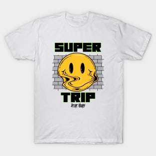 Trippy Happy Face Psychedelic T-Shirt